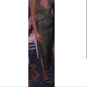 Halston heritage midi cocktail dress